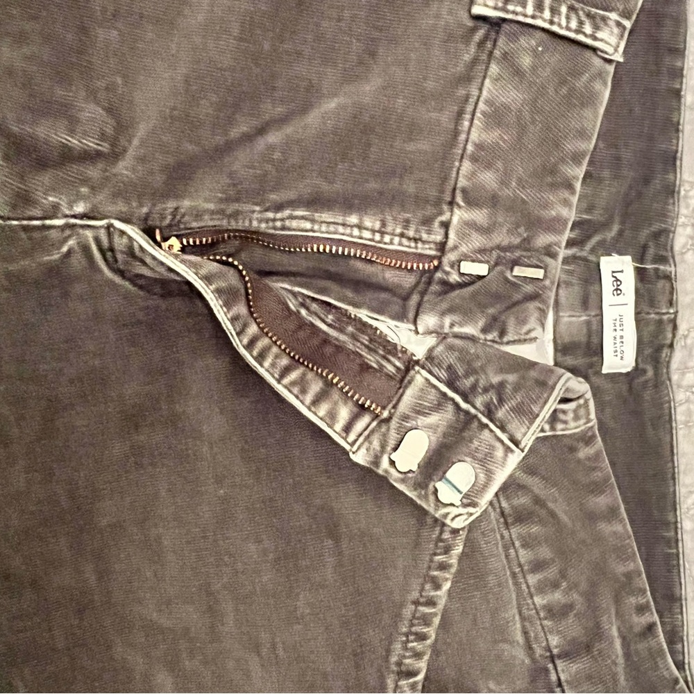 Lee Women's Gray Corduroy Pants - Picture 3 of 5